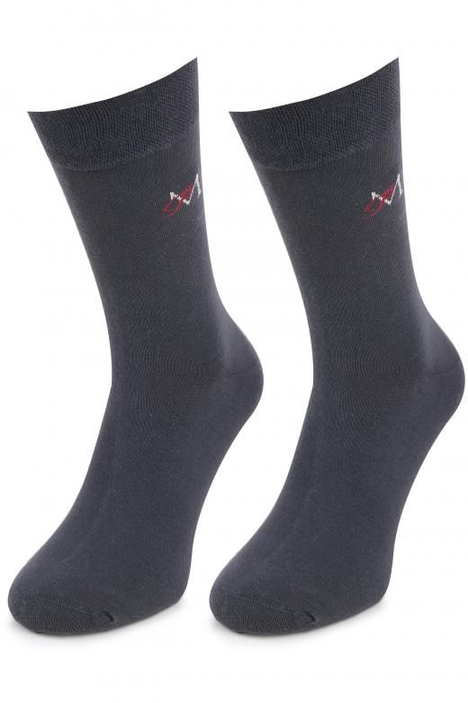 Чоловічі шкарпетки з бавовни високі Marilyn Socks Men 8412 фото Колготочка