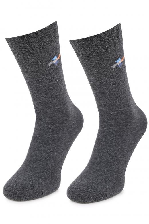 Мужские носки из хлопка высокие Marilyn Socks Men 8412 фото Колготочка