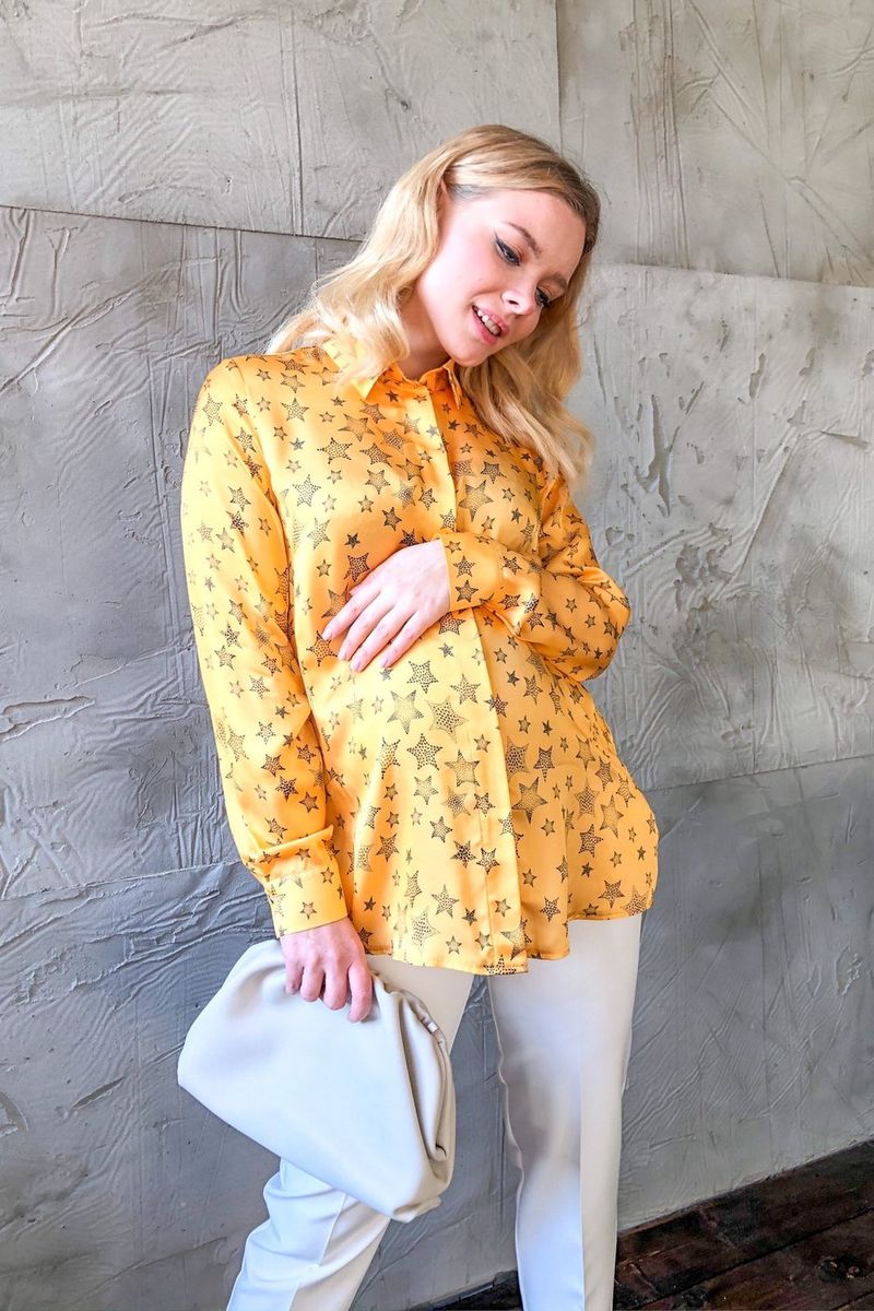 Блуза з принтом для вагітних 2026 1325 3725 фото Колготочка