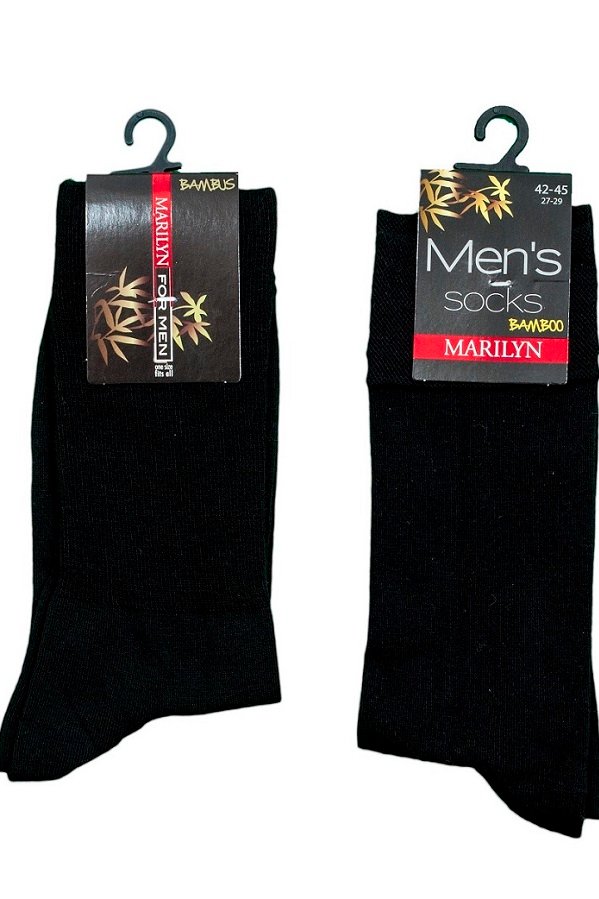 Шкарпетки Marilyn Socks Men Bamboo, 40/45, чорний