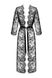 Кружевной полупрозрачный халат пеньюар Obsessive Lashy peignoir 15378 фото 3 Kolgotochka
