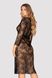 Кружевной полупрозрачный халат пеньюар Obsessive Lashy peignoir 15378 фото 6 Kolgotochka