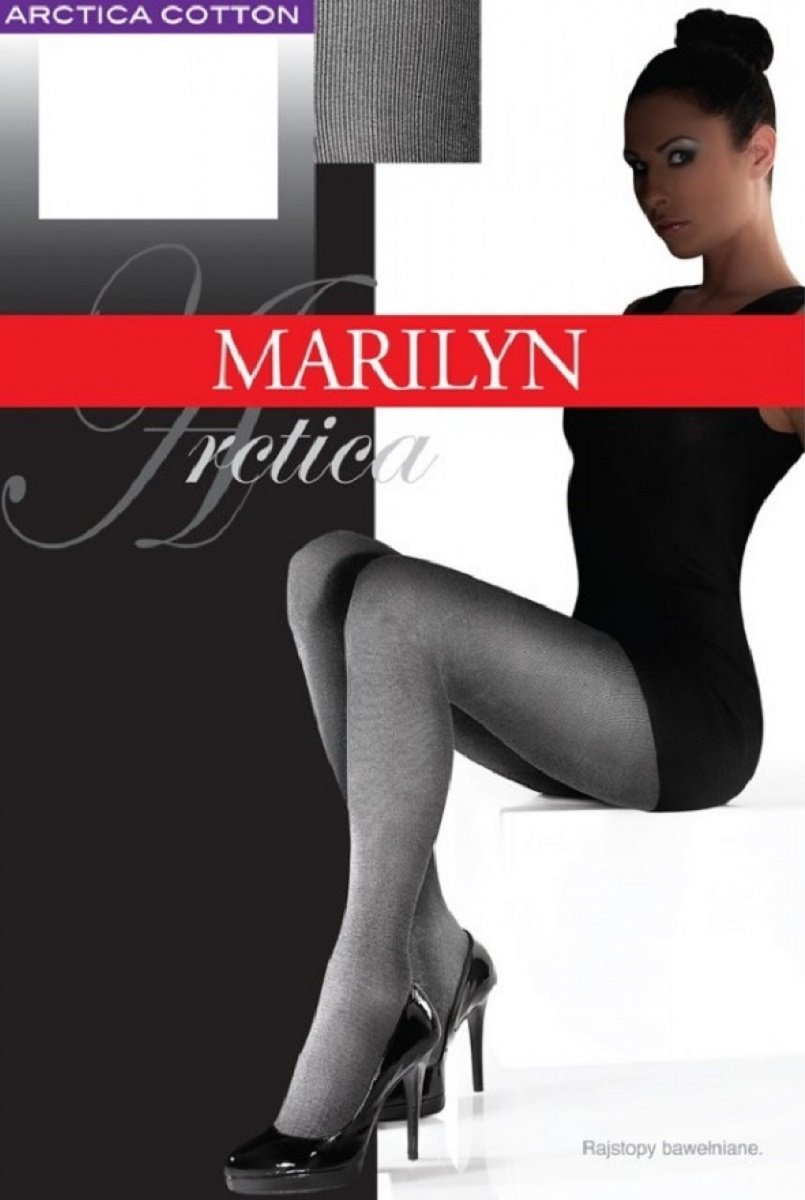Колготи Marilyn 80 den Arctica Cotton XL, 5 (XL), melange