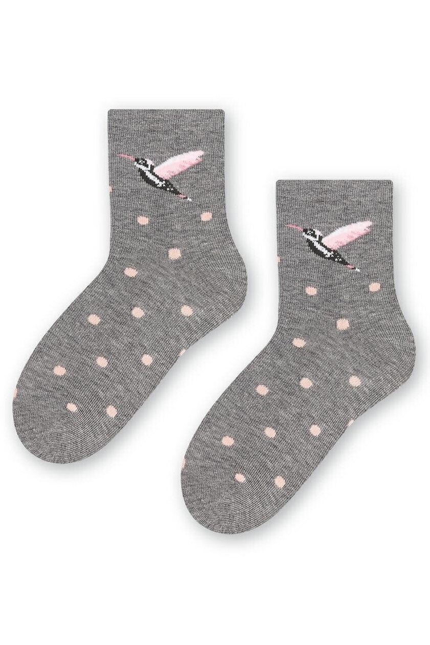 Шкарпетки дитячі Steven 014/392, 32-34, сірий