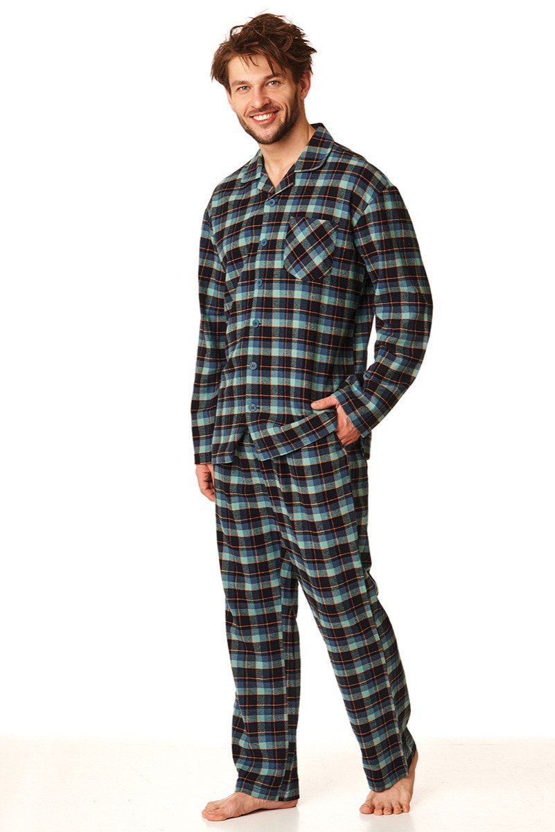 Теплая фланелевая мужская пижама Key MNS 429 Big, 3XL, мікс
