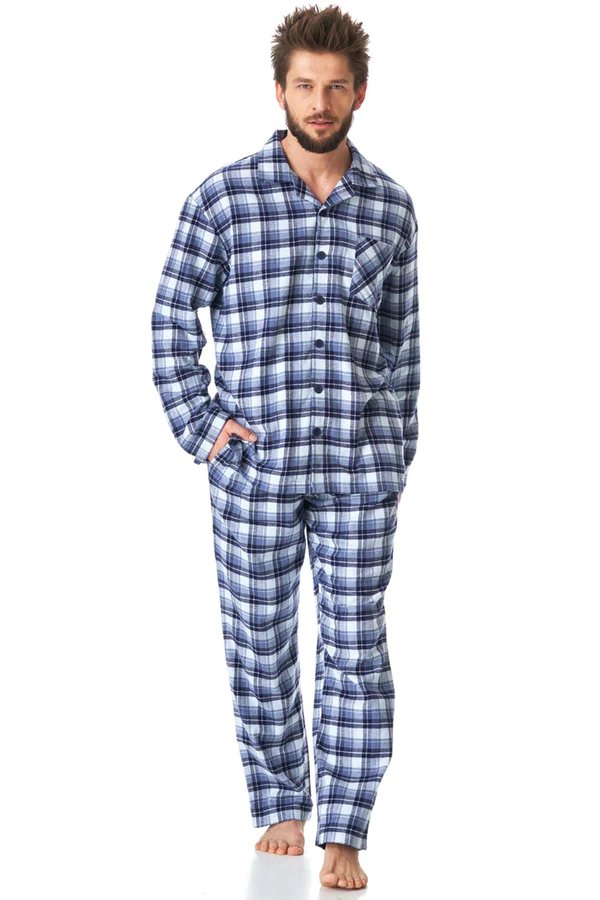 Мужская пижама с фланели в клетку Key MNS 426 B23 17879 фото Колготочка