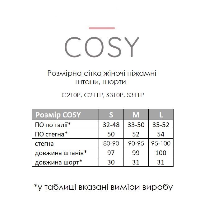 Пижамные шорты COSY из сатина Котики Рыбки молочный S310P 10741812 фото Колготочка
