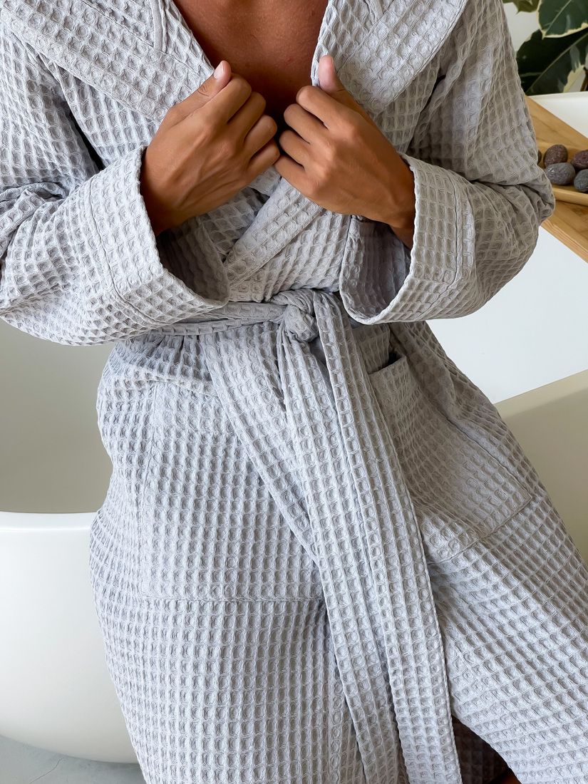 Халат мужской кимоно COSY с капюшоном вафельный 10011168 фото Колготочка