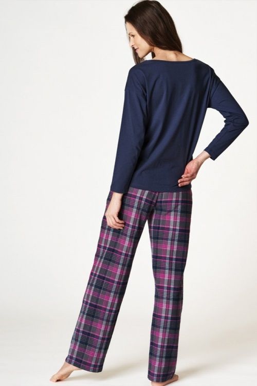 Женская пижама с фланелевыми штанами Key LNS 441 17325 фото Колготочка