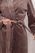 Велюровий бавовняний халат із широкими рукавами SWAM Velour 17469 фото 1 Kolgotochka