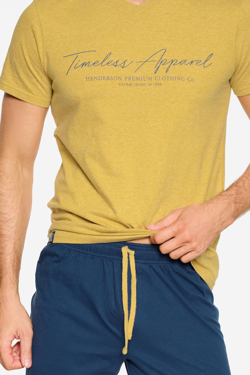 Піжама чоловіча футболка і шорти Henderson 39738 Pulse 17798 фото Колготочка