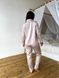 Пижамный женский комплект COSY 3-ка из сатина (рубашка+штаны+шорты) Pearl пильная пудра 10910271 фото 2 Kolgotochka