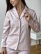 Пижамный женский комплект COSY 3-ка из сатина (рубашка+штаны+шорты) Pearl пильная пудра 10910271 фото 6 Kolgotochka