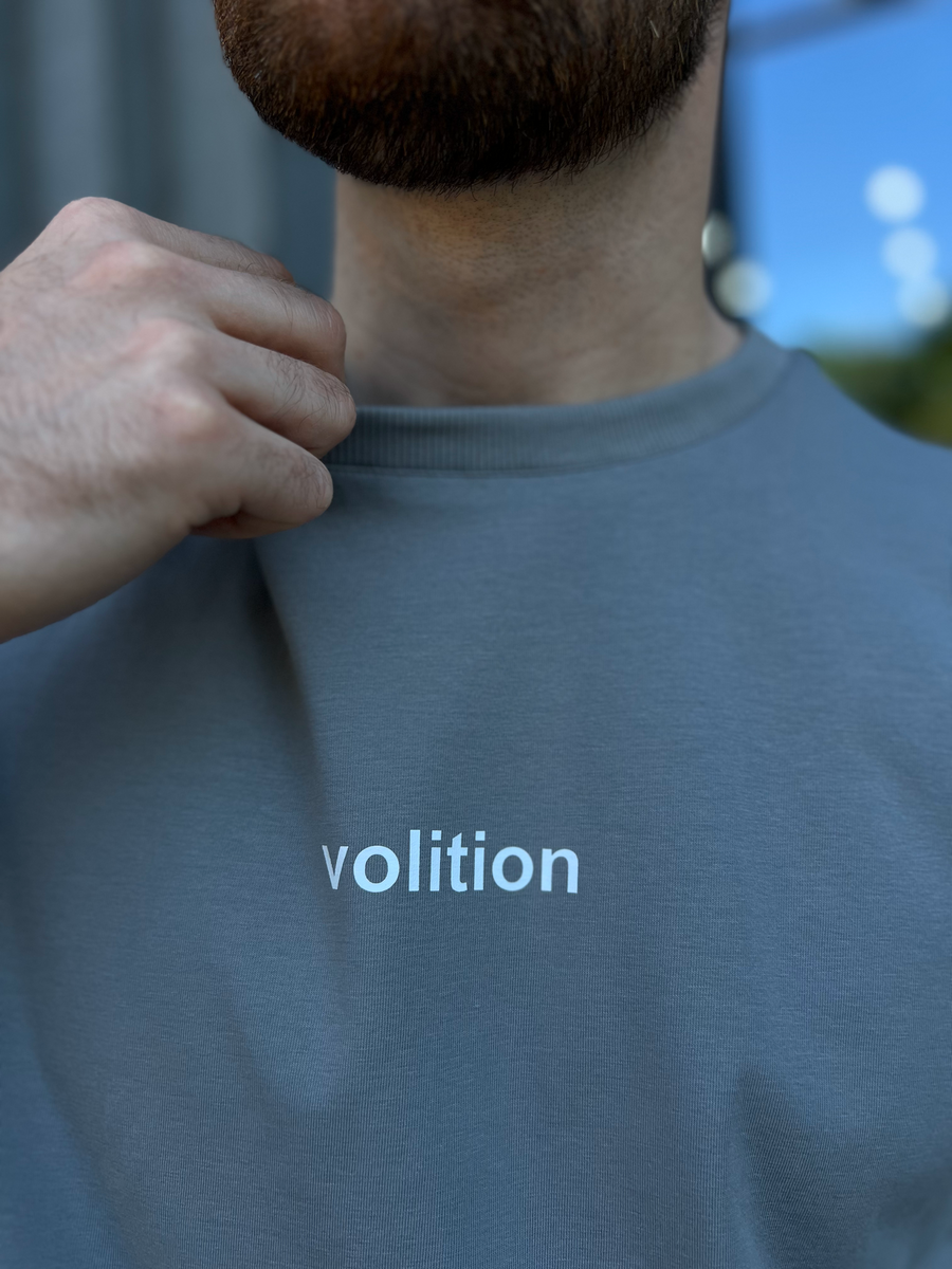 Футболка чоловіча Volition, колір сірий