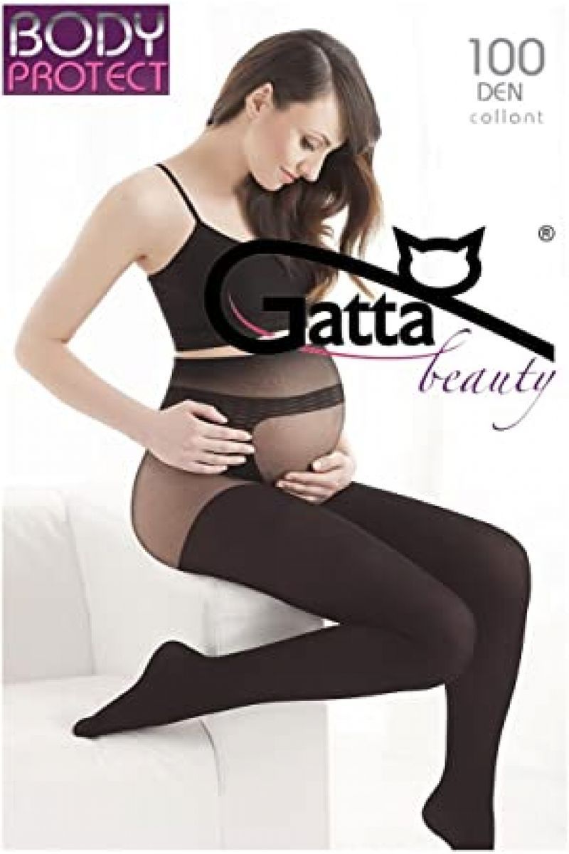 Колготки для беременных Gatta 100 den Body Protect, 5 (XL), nero