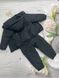 Осінньо-весняний костюм непромокаючий однотонний, 80-86, чорний