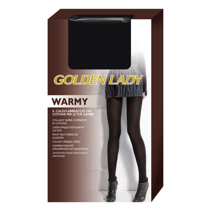 Колготи Golden Lady Warmy cotone, 5 (XL), nero