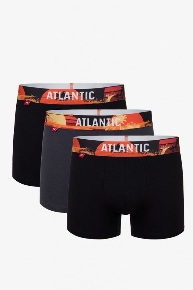 Боксерки чоловічі 3 штуки упаковка Atlantic 3MH-164 18138 фото Колготочка