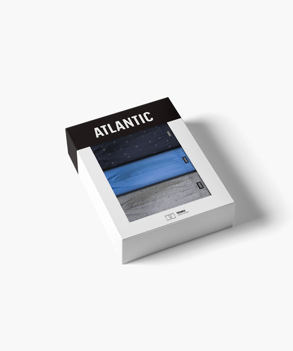 Боксерки мужские набор 3 штуки Atlantic 3MH-209 19310 фото Колготочка