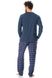 Хлопковая мужская пижама с брюками в клетку Key MNS 616 B23 17907 фото 2 Kolgotochka