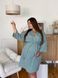 Жіночий халат для вагітних із мусліну COSY, оливковий 4341383s2 фото 5 Kolgotochka