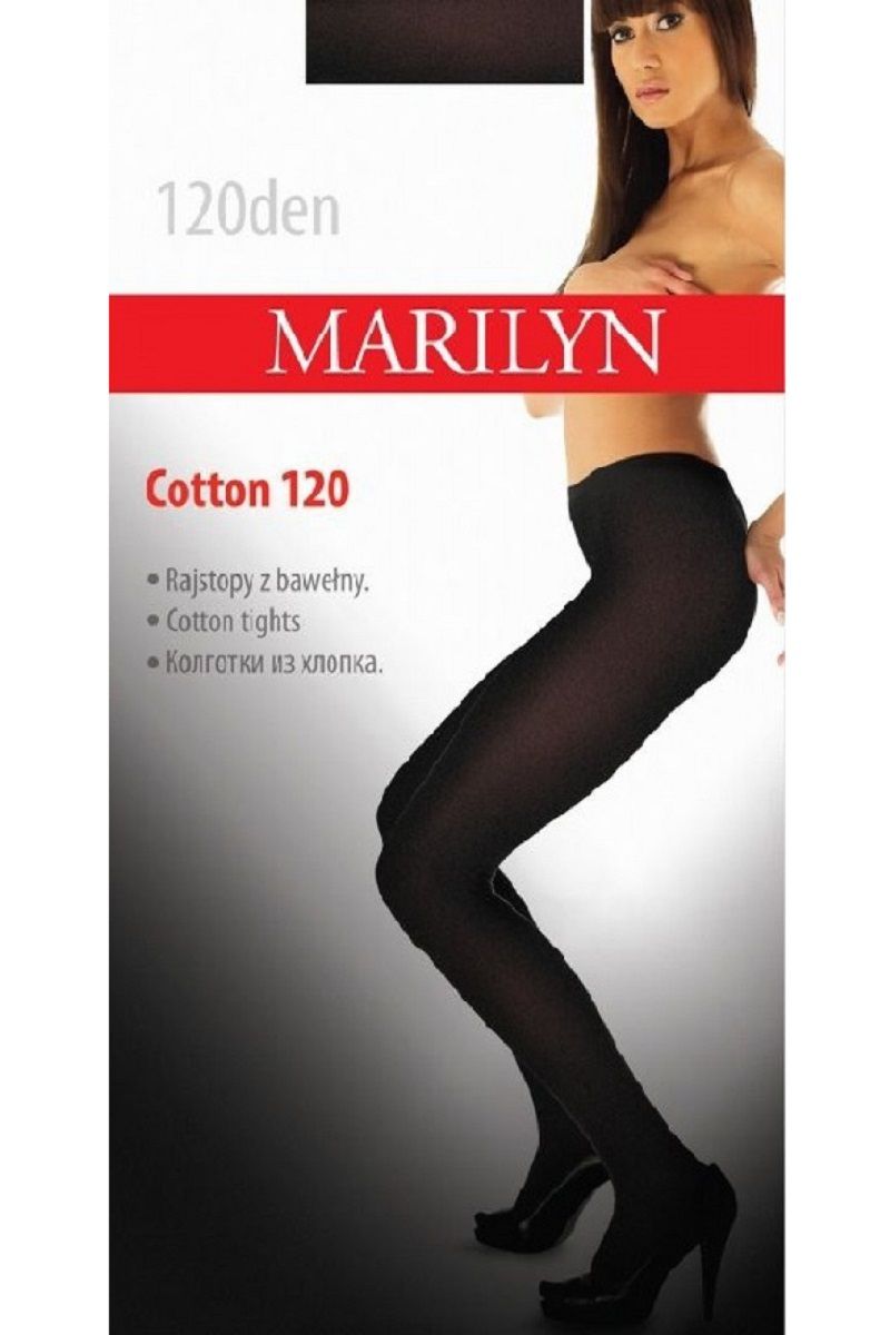Колготи Marilyn 120 den Cotton 8612 фото Колготочка