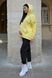 Худі на флісі для вагітних 2113 1425, M, жовтий