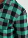 Пижама мужская COSY из фланели (брюки+рубашка) клетка зелено/черная 11505979 фото 4 Kolgotochka