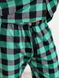 Пижама мужская COSY из фланели (брюки+рубашка) клетка зелено/черная 11505979 фото 6 Kolgotochka