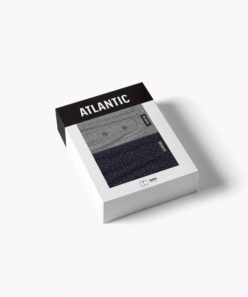 Мужские семейные трусы 2 штуки Atlantic 2MBX-061 18884 фото Колготочка