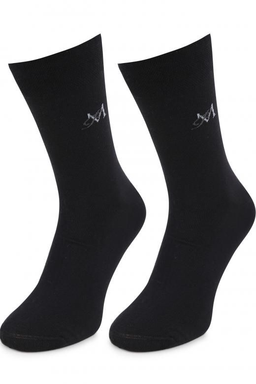 Чоловічі шкарпетки з бавовни високі Marilyn Socks Men 8412 фото Колготочка