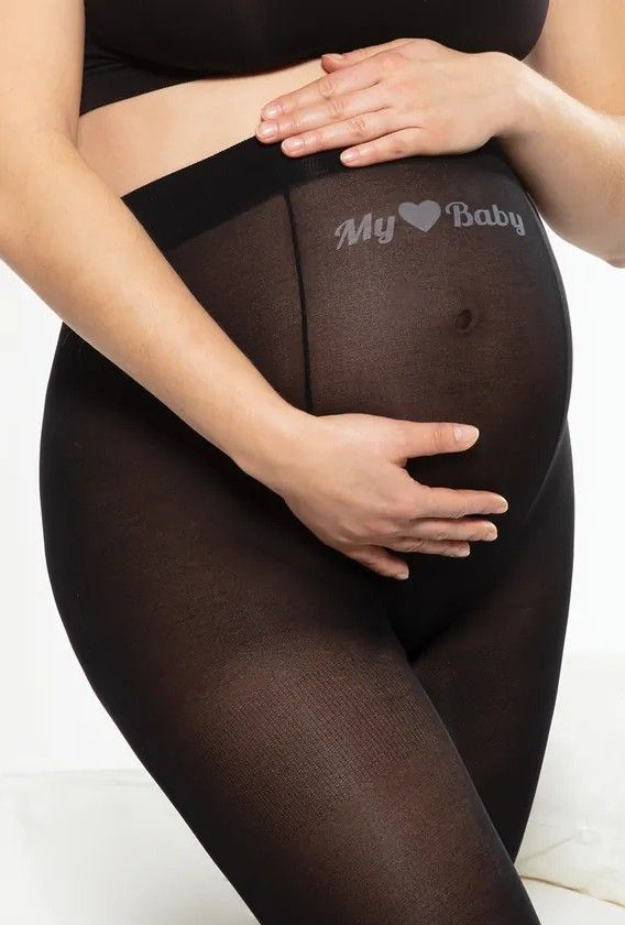 Колготки для вагітних мікрофібра Gatta 40 den Body Protect Micro, 2, nero
