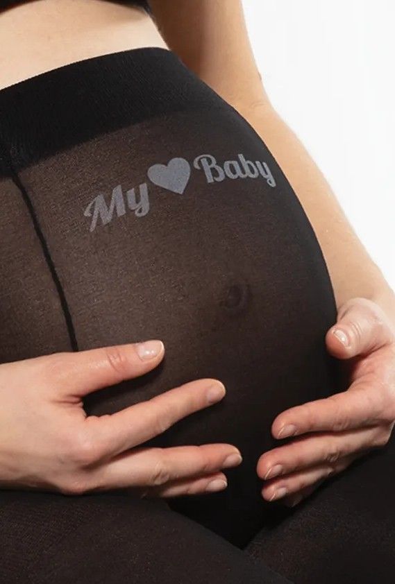 Колготки для вагітних мікрофібра Gatta 40 den Body Protect Micro, 2, nero