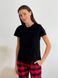 Женская футболка COSY черная стрейч-кулир 10002852 фото 1 Kolgotochka