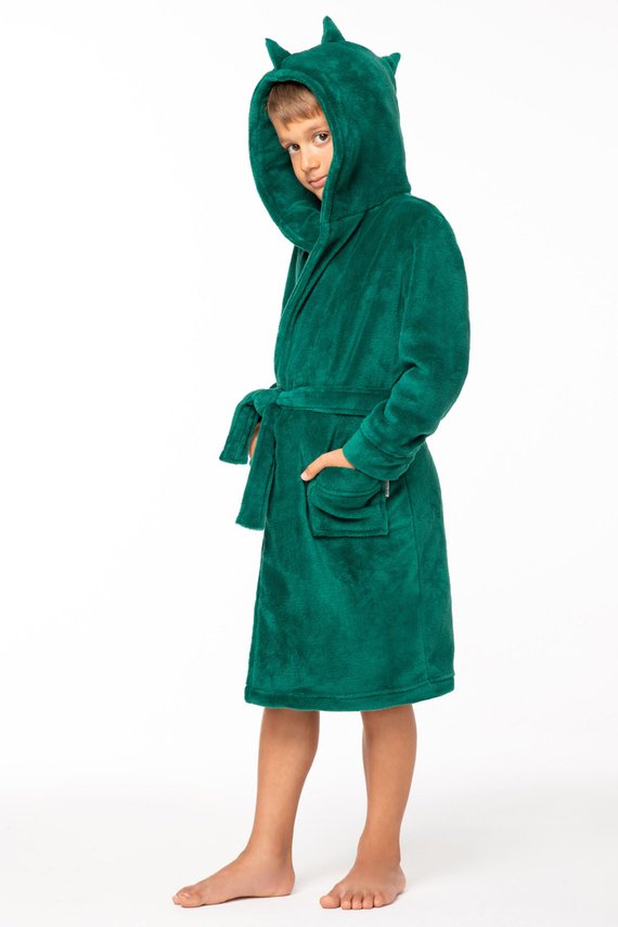 Детский халат Envie Aligator, 146-152, зелений