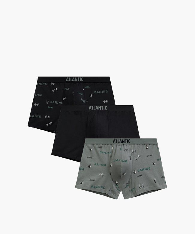 Боксерки чоловічі 3 штуки Atlantic 3MH-223 19499 фото Колготочка
