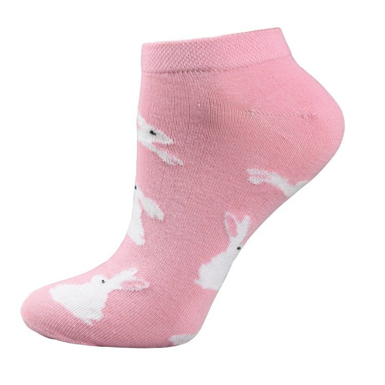 Шкарпетки жіночі Italian Fashion S76S ZAJACE стопки, 35-37, рожевий