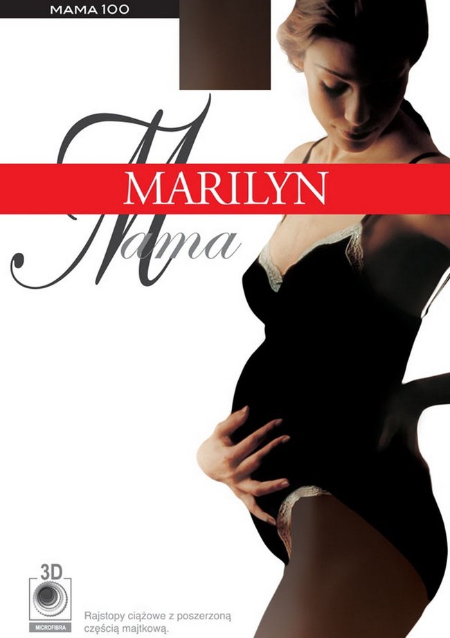 Колготи для вагітних з мікрофібри Marilyn 100 den 10003 фото Колготочка