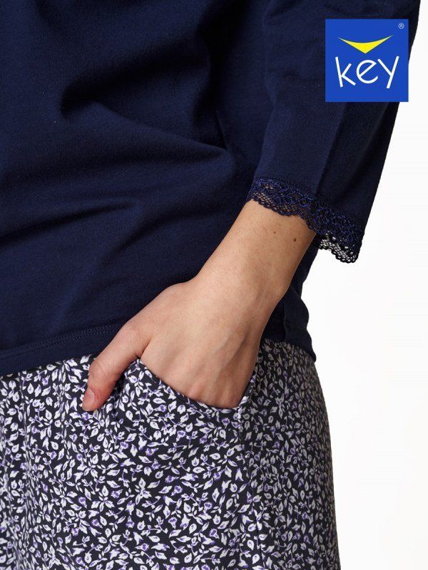 Бавовняна жіноча піжама Key LNS 327 B22 17896 фото Колготочка