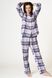 Фланелевая теплая женская пижама больших размеров Key LNS 445 Big 17279 фото 2 Kolgotochka