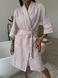Жіночий халат шаль COSY Ланцюжок ніжно-рожевий 11256699 фото 5 Kolgotochka