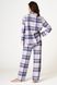 Фланелевая теплая женская пижама больших размеров Key LNS 445 Big 17279 фото 4 Kolgotochka
