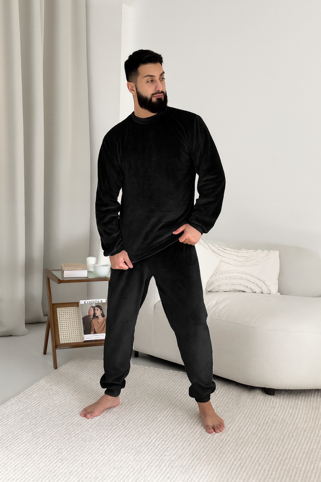 Піжама чоловіча COSY "Теплик", чорна 4849361s4 фото Колготочка