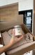 Женский Подарочный набор вафельный Халат капюшон + Полотенце + Скраб для тела + Резинка для волос беж в коробке 11901664 фото 8 Kolgotochka