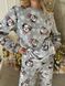 Домашняя теплая женская пижама Адели из велсофта 11592449 фото 4 Kolgotochka