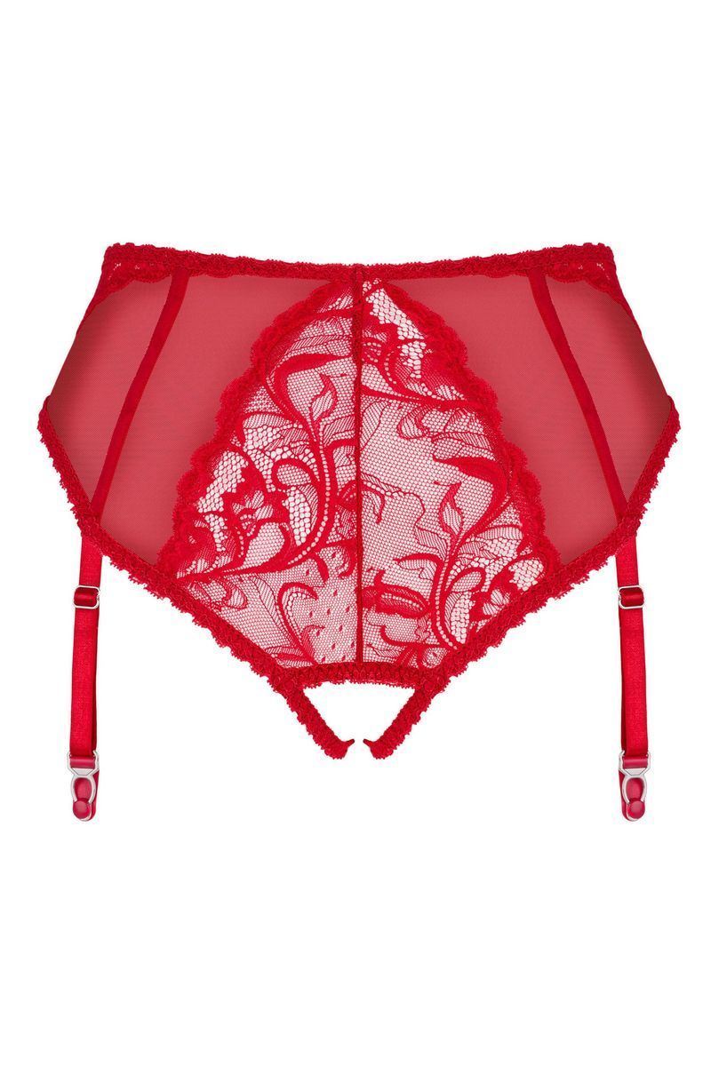 Трусики з підв`язками для панчіх Obsessive Dagmarie garter panties 17561 фото Колготочка