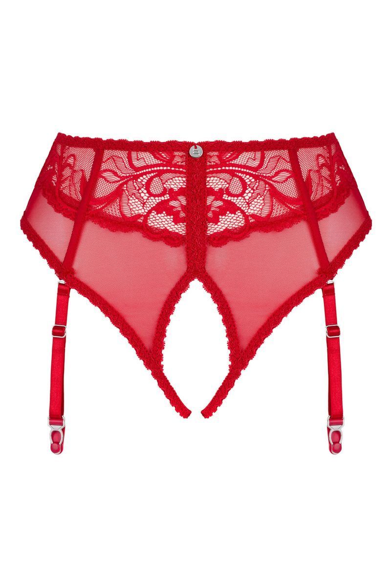 Трусики з підв`язками для панчіх Obsessive Dagmarie garter panties 17561 фото Колготочка