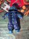 Детский зимний комбинезон в принт без меха, 80-86, синій