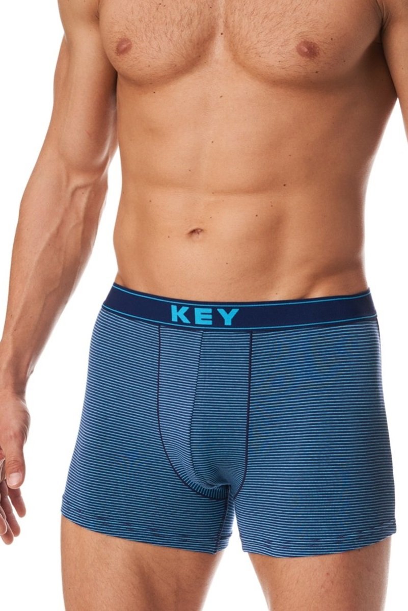 Мужские боксерки Key MXH 398, M, блакитний