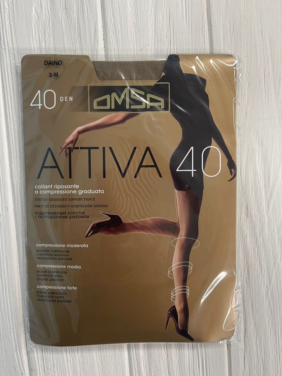 Колготки Omsa 40 den Attiva # 6 4592 фото Колготочка